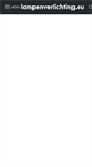Mobile Screenshot of lampenverlichting.eu