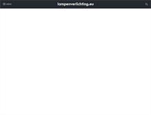 Tablet Screenshot of lampenverlichting.eu